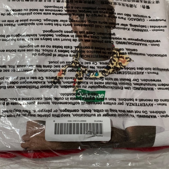 Supreme Tyler The Creator T-Shirt Size Medium Red - Picture 2 of 5